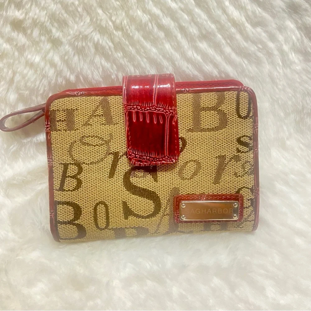 Sag Harbor Red and Tan Wallet